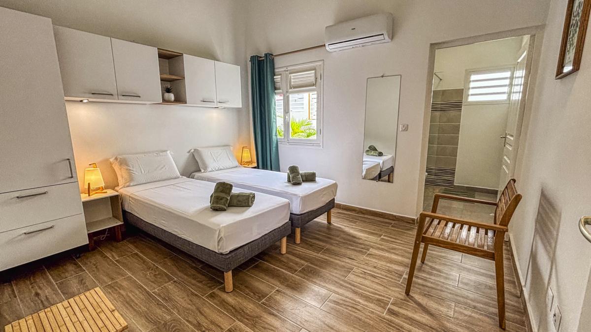 14.Location villa piscine Marie Galante Guadeloupe_Chambre 2